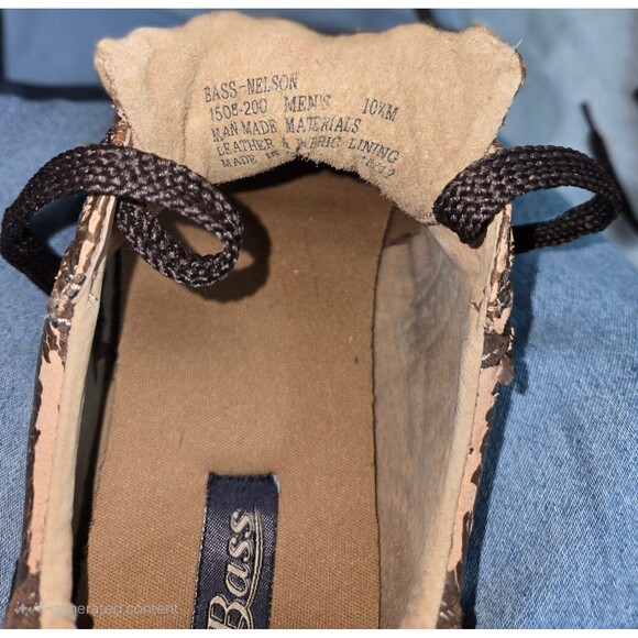 Mens Bass shoes size 10.5 - Picture 1 of 4